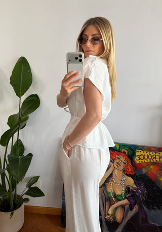 Completo Dafne (bianco,beige,marrone)