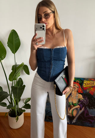 Corpetto jeans