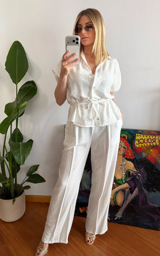 Completo Dafne (bianco,beige,marrone)