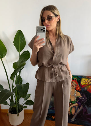 Completo Dafne (bianco,beige,marrone)