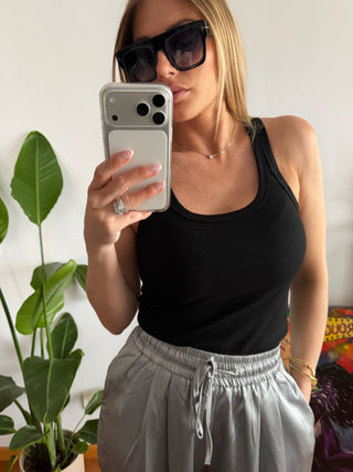 Canotta basic (bianca/nera)