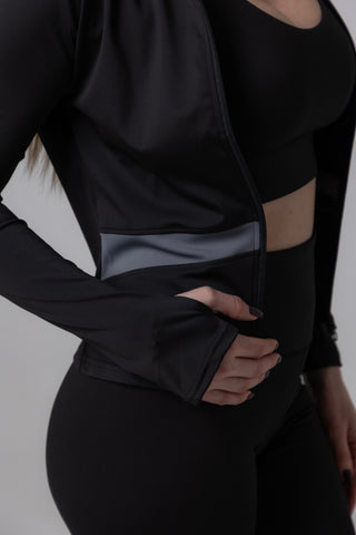 Set fitness leggings e felpa