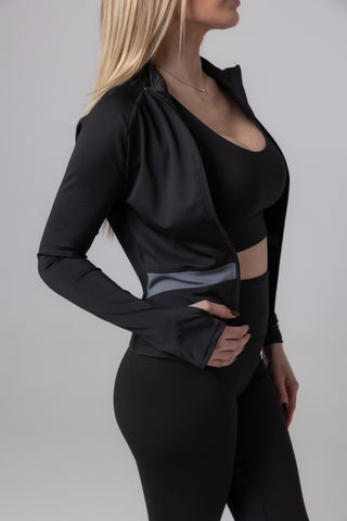 Set fitness leggings e felpa