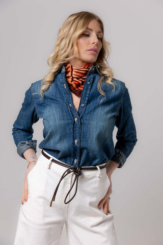 Rein-Camicia jeans denim basic